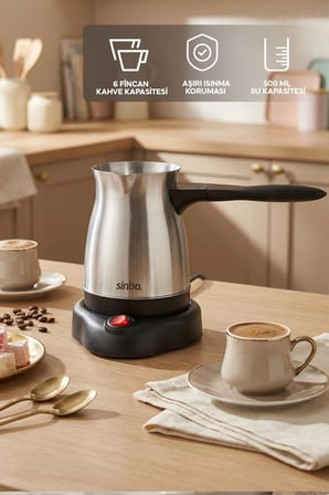 Lorenzo Teazen Çay Makinesi Siyah 1.8 Litre Su Isıtıcı 1 Litre Demlik Kapasiteli