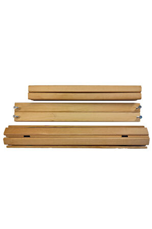 Exent Ahşap, balkon bahçe plaj piknik sehpası, mini masa-60x60 yükseklik: 50 cm