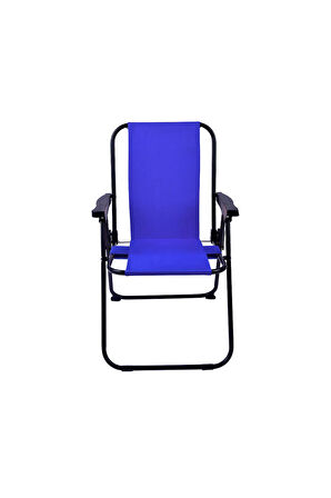 EXENT 2-6 Yaş LÜX Çocuk Piknik Sandalyesi-Mini Kamp Sandalyesi-MAVİ