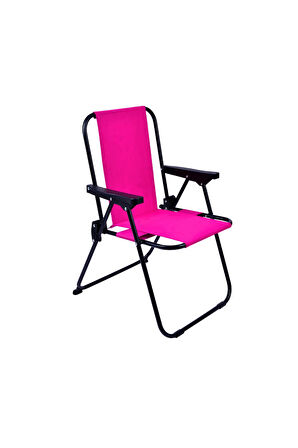 EXENT 2-6 Yaş LÜX Çocuk Piknik Sandalyesi-Mini Kamp Sandalyesi-PEMBE