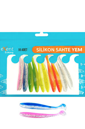 Exent 10 Adet Silikon yem