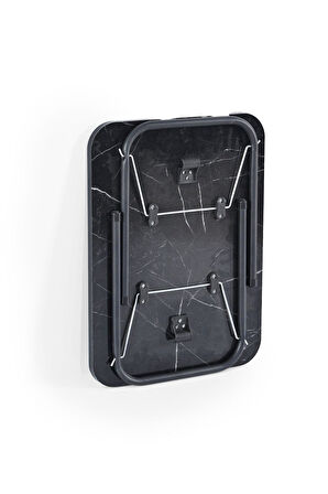 Exent 45X60 cm Kamp Sehpası + 4 Adet LACİVERT Tabure Piknik, bahçe sehpası Katlanır Sehpa-ME-4L