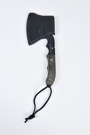 Çok Amaçlı Kamp Baltası, Fonksiyonel Balta, Nacak, Mini El Baltası, Somun, Şişe Açma 26 cm 283 gr