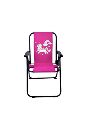 EXENT 2–6 Yaş, Katlanabilir Çocuk Sandalyesi ve Masası Tak-Çıkar Masa-Rainbow Unicorn-PEMBE