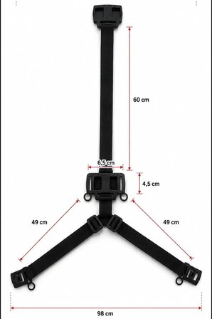 Exent Ayarlanabilir 3 Nokta Çocuk Emniyet Kemeri