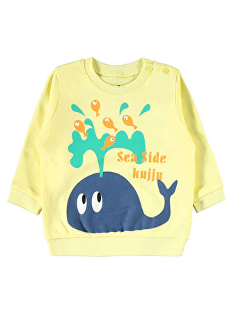 Kujju Erkek Bebek Pijama Takımı 6-18 Ay Sarı