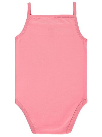 Civil Baby Kız Bebek Çıtçıtlı Badi 3-9 Ay Pembe