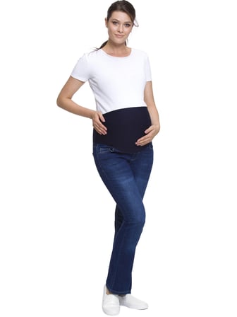 LCWAIKIKI Maternity İndigo Koyu Rodeo Jean Pantolon