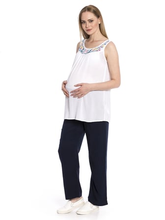 LCWAIKIKI Maternity Lacivert Lacıvert Pantolon
