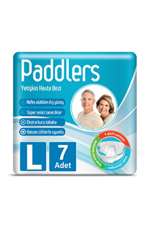 Paddlers Yetişkin Hasta Bantlı Bez Large 7 Adet
