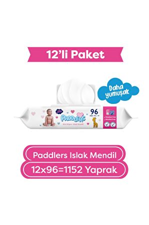 Paddlers Islak Mendil 96x12 li Koli (1152 Yaprak)