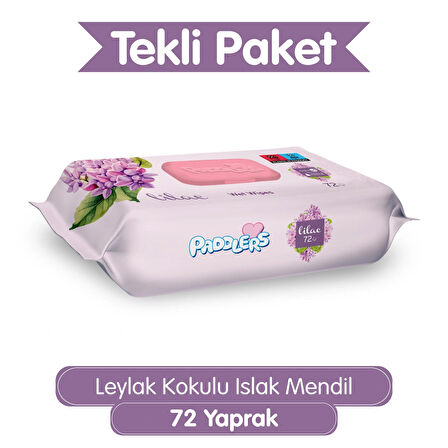 Paddlers Leylak Kokulu 72'li Islak Mendil