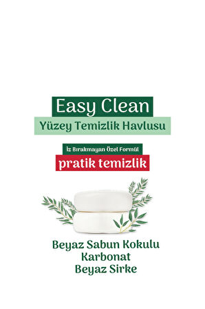 Easy Clean Beyaz Sabun Katkılı Yüzey temizlik Havlusu 70 Yaprak