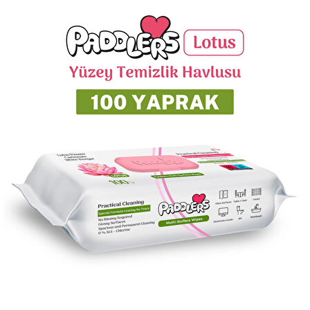 Easy Clean Lotus Çiçeği Yüzey Temizlik Havlusu 100 Yaprak