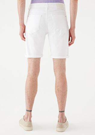 Mavi Brian Comfort Beyaz Jean Şort 0418423856