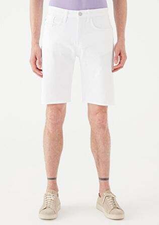 Mavi Brian Comfort Beyaz Jean Şort 0418423856