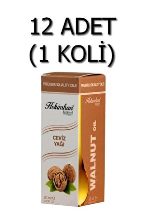 Ceviz Yağı 20 Ml 12 Adet (1 Koli)
