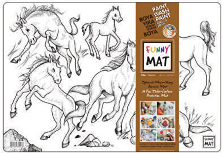 Funny Mat -  Atlar 33,5x48cm