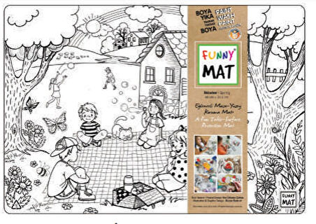 Funny Mat - İlkbahar 33,5 X 48 Cm
