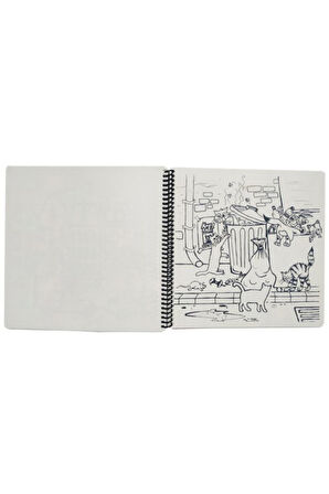 -funny Mat - Mini Set - Şehrin Kedileri (kalemli) - Yeni