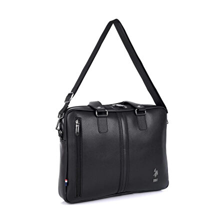 U.S. POLO ASSN. PLEVR6753 SİYAH ERKEK EVRAK ÇANTASI