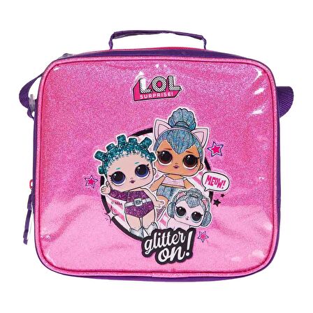 L.O.L. Glitter On Pembe Mor Beslenme Çantası - Llbsç20465