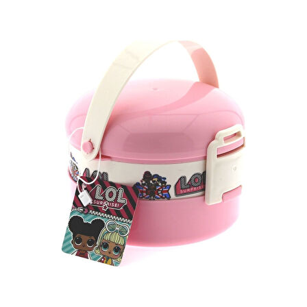 Lol Beslenme  Çantası Silindira. Pembe