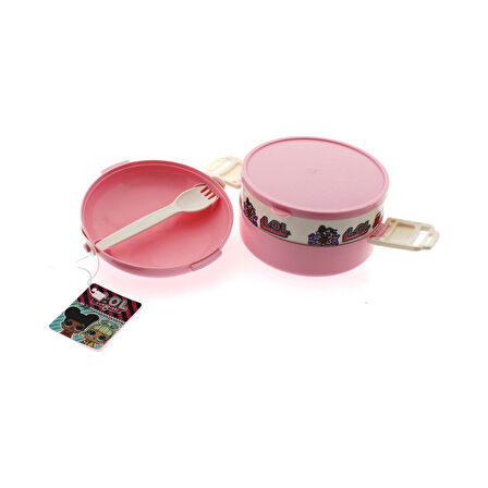 Lol Beslenme  Çantası Silindira. Pembe