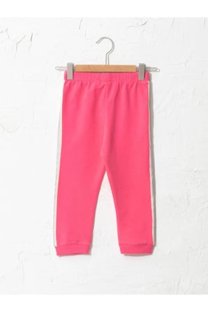 LCW baby Pembe Kız Bebek Jogger Eşofman Altı