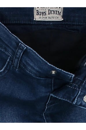 LCW baby İndigo Erkek Bebek Jean Pantolon