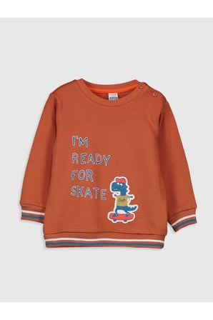 LCW baby Koyu Turuncu Sweatshirt