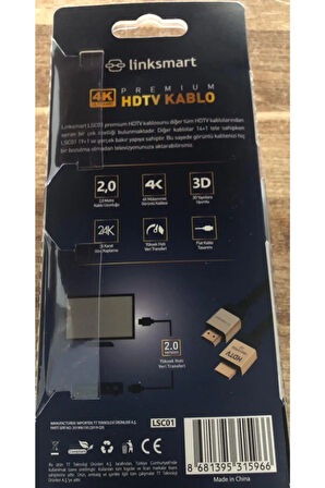 Linksmart 4K UHD Hdmi Premium HD TV Kablo lsc01