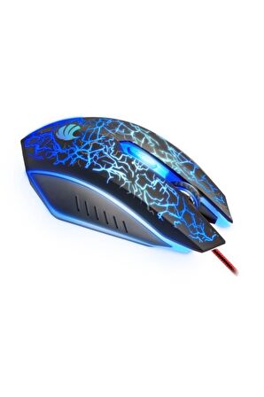 Polosmart PGM02 Gaming Mouse + Mouse Pad Kırmızı