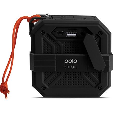 Polosmart FS38 Suya Toza Darbeye Dayanıklı Kablosuz Hoparlör Speaker Siyah