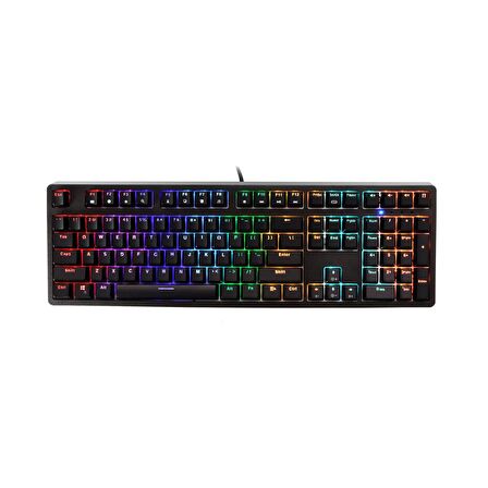 MF Product Strike 0566 Kablolu Rgb Gaming Gerçek Mekanik Klavye