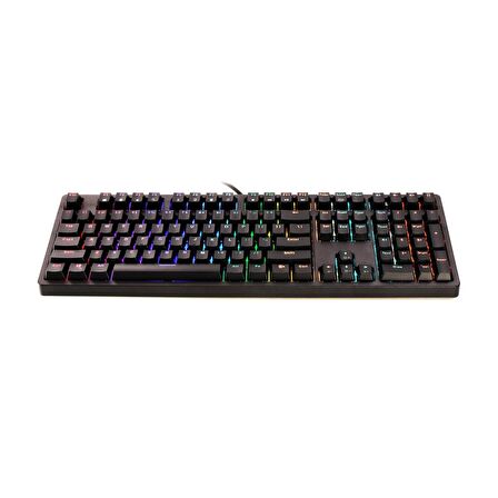 MF Product Strike 0566 Kablolu Rgb Gaming Gerçek Mekanik Klavye