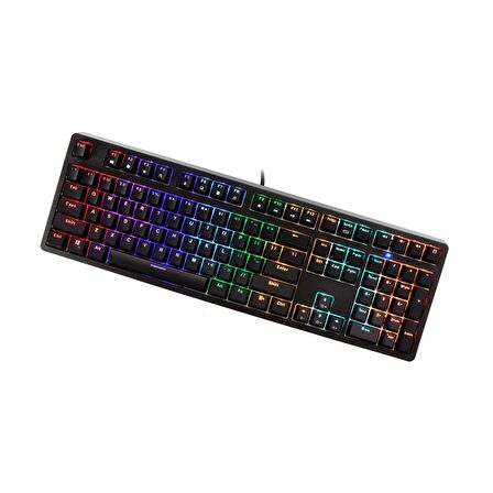 MF Product Strike 0566 Kablolu Rgb Gaming Gerçek Mekanik Klavye