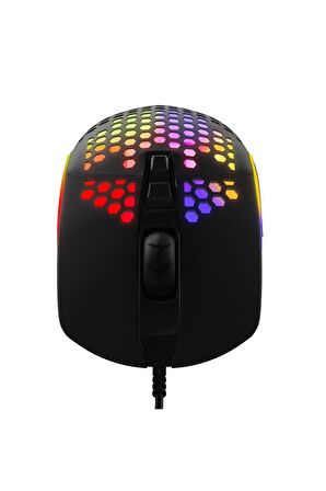 MF Product Strike 0576 RGB Kablolu Gaming Mouse Siyah