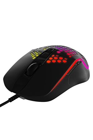 MF Product Strike 0576 RGB Kablolu Gaming Mouse Siyah