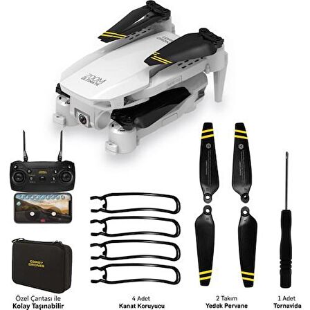 Corby Zoom Ultimate Cx017 Wifi Kameralı Katlanabilir Smart Drone TEŞHİR