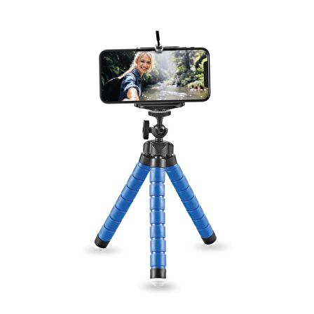 Onyo ONY03 3'lü Esnek Tripod Mavi