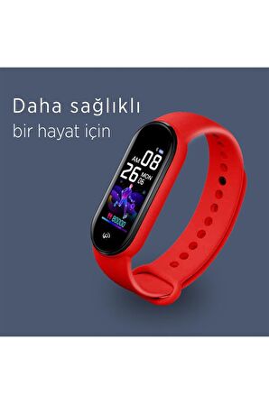 Polosmart PSSW09 Smartstep Akıllı Bileklik Kırmızı