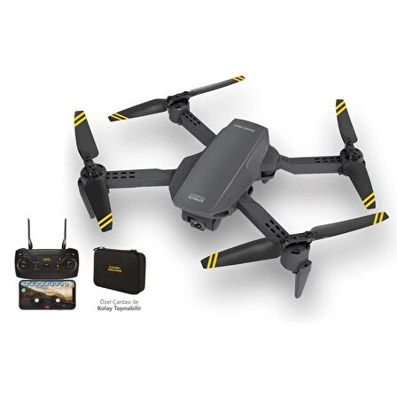 Corby CX022-2B Çift Bataryalı ZoomPro Ultimate Smart Drone Siyah