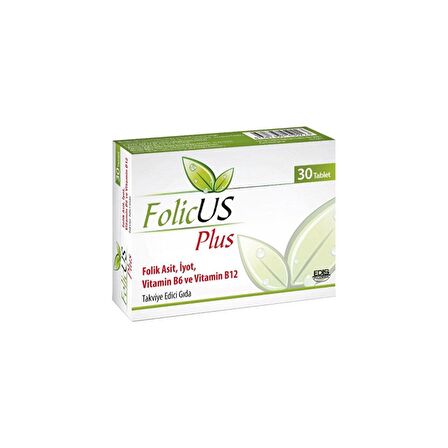 Edis Pharma Folicus Plus 30 Tablet