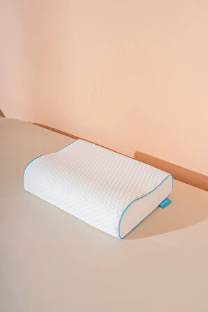 Softlife Boyun Destekli Ortopedik Visco Yastık 45x31x10/7 Cm