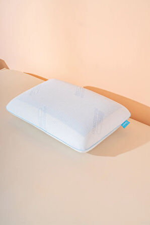 Softlife Visco Yüksek Terletmeyen Ortopedik Yastık Serinleten Visco Yastık Jelli Yastık 60x40x15cm