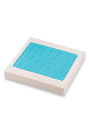 Jelli Visco Tekerlekli Sandalye Minderi Visko Kare Oturma Minderi Serinleten Minder 45x43x7 cm