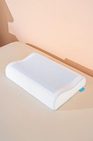 Softlife Visco Yüksek Ortopedik Boyun Destekli Serinleten Jelli Yastık 60x40x14/12cm