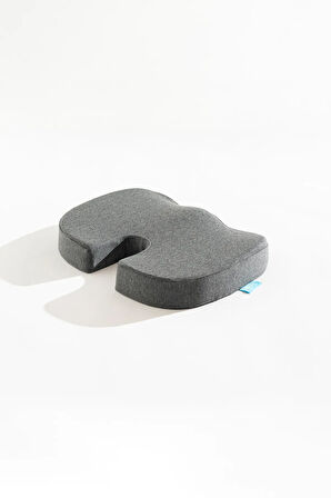 Visco Coccyx Serinletici Jelli Ortopedik Oturma Minderi Kuyruk Sokumu Minderi 45*34*7cm