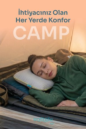 CAMP Ortopedik Visco Seyahat ve Kamp Yastığı 37x26x10cm